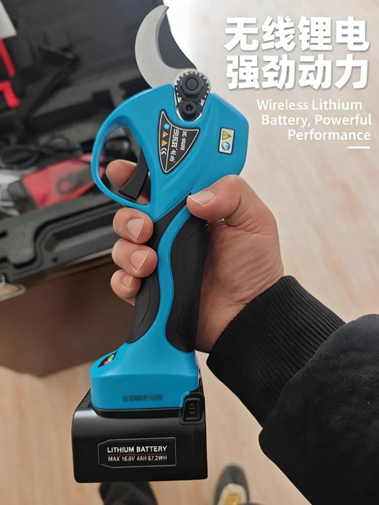 Electric garden shears rechargeable shears for fruit trees pruning shears with lithium battery electric scissors artifact