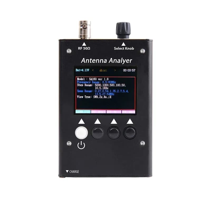 SURECOM SA-160 Connettore BNC per antenna grafica a colori 0,5-60 MHz per radio bidirezionale Walkie Talkie SA160 Tester per antenna
