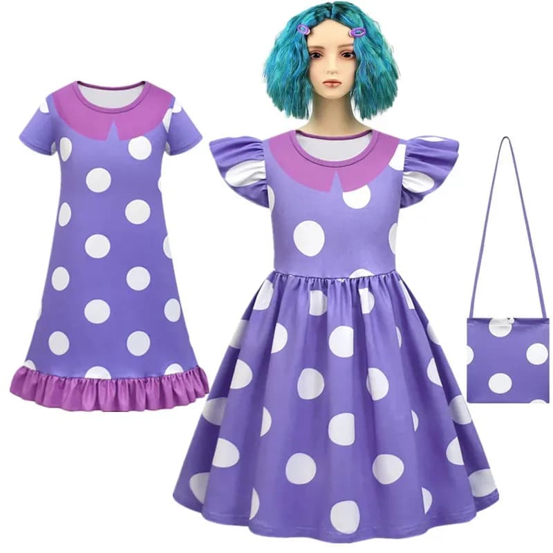 Cosplay Nuovo Envy Cosplay Bambino Ragazze Fantasy Film In Side 2 Costume Travestimento Bambini Gioco di Ruolo Fantasia Abiti Bambini Ha Cosplay