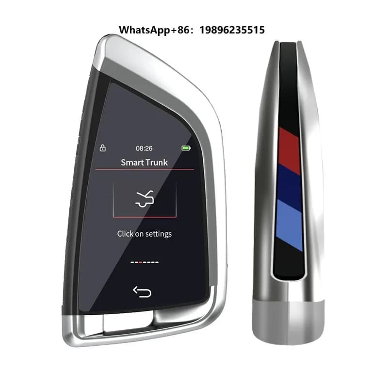 Luxurious LCD Smart Car Key Touchscreen 4-Button Multi Language Programmer Entry Auto Lock/Unlock Find My App