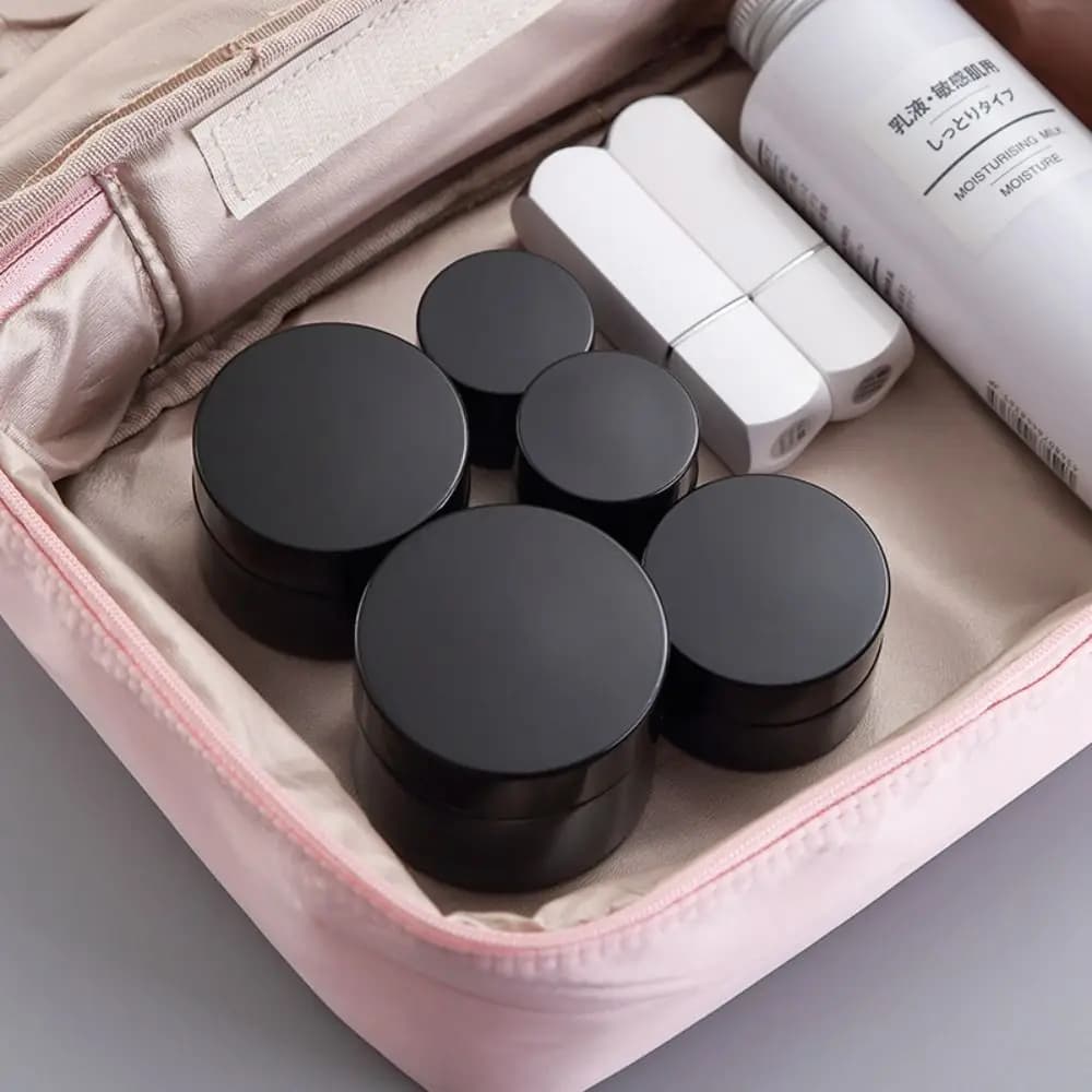 Balsamo per Labbra, Fondotinta Liquido, Flaconi Ricaricabili, Contenitori Cosmetici, Bottiglie per Crema Viso, Fiale per Lozione, Vasetti per Campioni, Barattoli Cosmetici