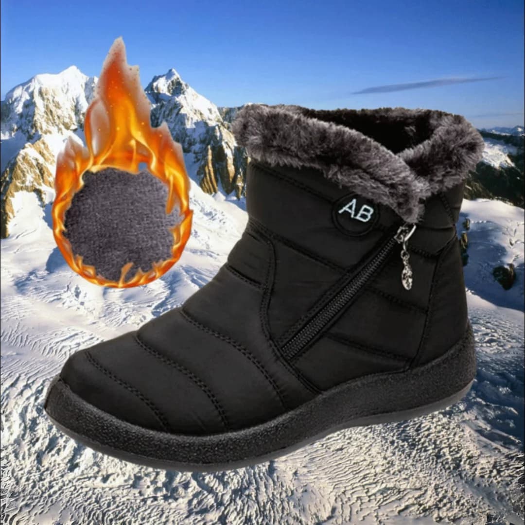 Stivali classici da donna, stivali da neve, scarpe da donna impermeabili, scarpe invernali casual piatte, stivaletti, spedizione gratuita