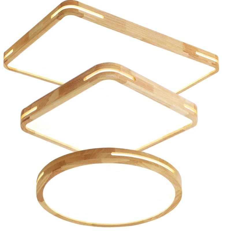 Lampada da soffitto a LED quadrata per illuminazione della camera da letto Luce da soffitto a LED dimmerabile con telecomando bianco caldo freddo neutro 2.4G
