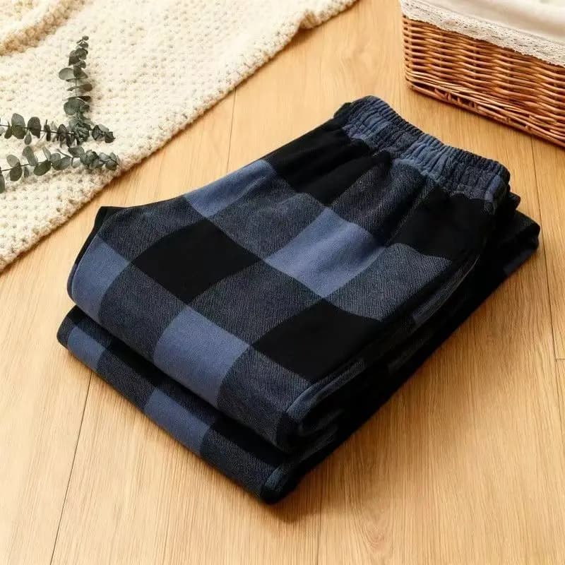 Pantaloni del pigiama casual primaverili e autunnali per uomo 2025 Pantaloni del pigiama nuovo stile Pantaloni lunghi larghi per la casa a righe casual per quattro stagioni possono essere indossati all'esterno