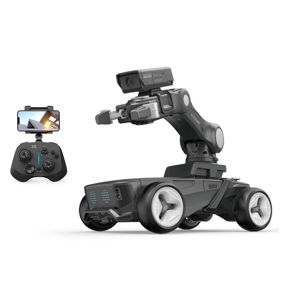 Auto Robot Telecomandata F07 con Telecamera HD, Programmabile, Tracciamento Automatico e Evitamento Ostacoli