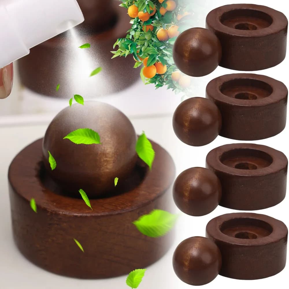 Diffusore di aromi per auto Legno di noce nera Olio essenziale Aromaterapia Ornamento Accessori portatili per la decorazione di fragranze interne per auto