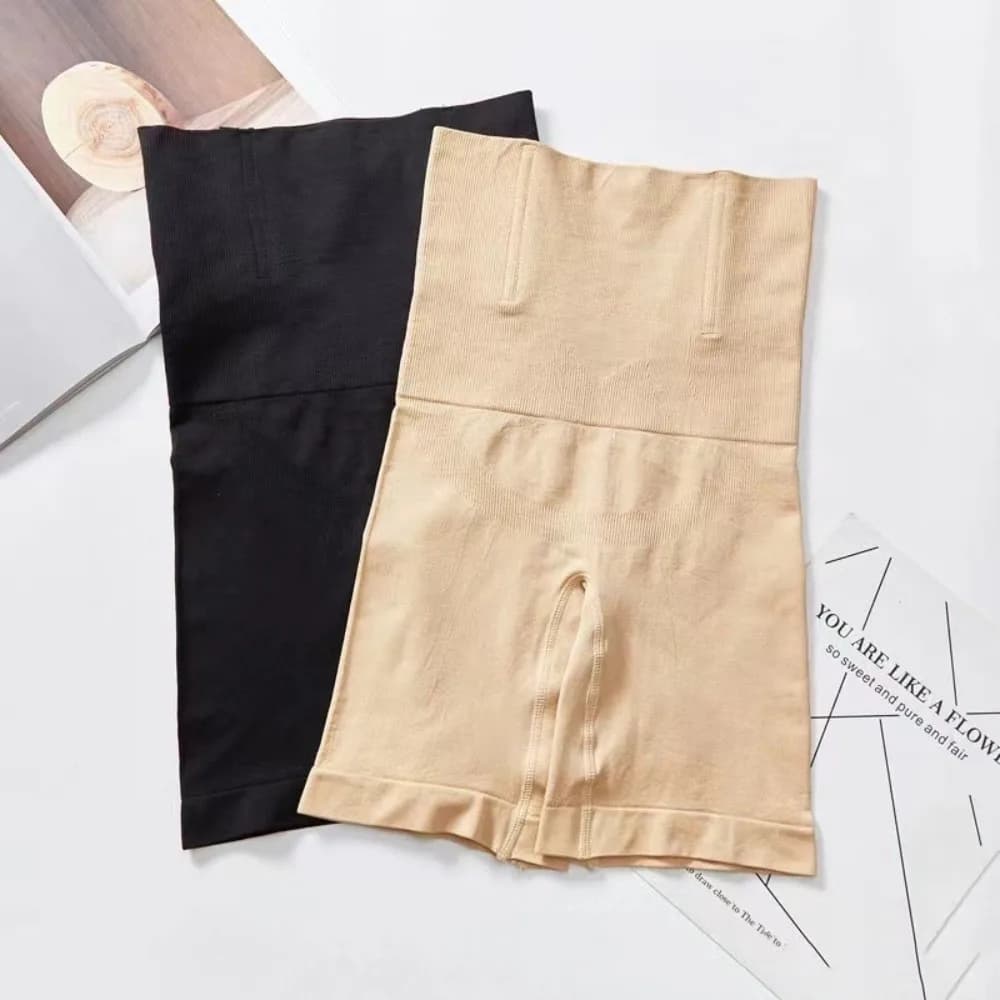 High Waist Postpartum Body Shaper Belly Contracting Tummy Control Underwear Large Size Briefs Panties Shapewear Seamless