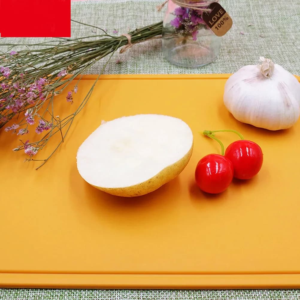 Tagliere in Silicone Pieghevole, Senza BPA, Lavabile in Lavastoviglie, Resistente al Calore, per Campeggio e Picnic