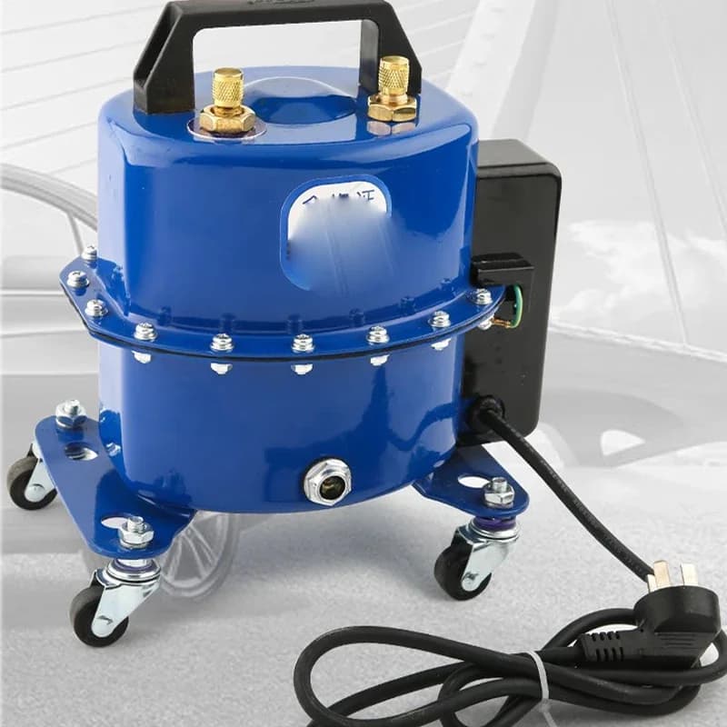 Motore regolabile a doppio scopo per gonfiaggio/sgonfiaggio pneumatici, pompa per vuoto per climatizzazione auto, riparazione frigorifero.