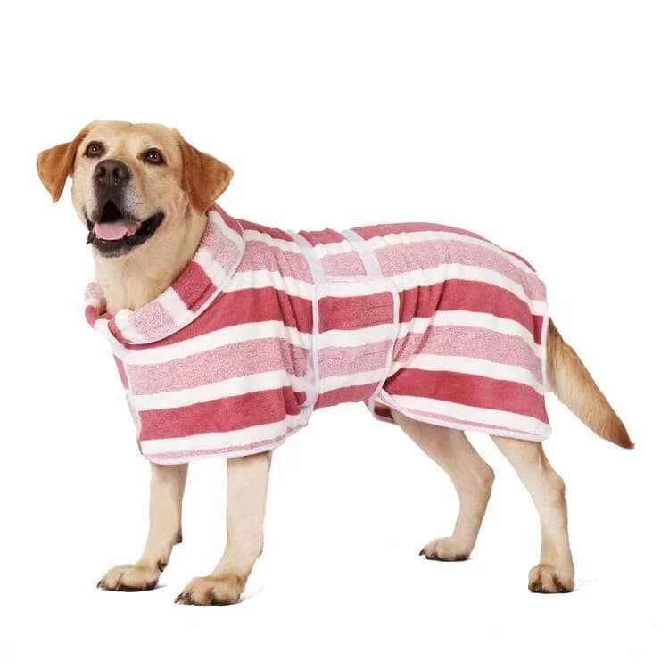 1PC Golden Shiba Dog Bathrobe Oversized Thickened Absorbent Quick-Drying Pet Towel for Winter Use after Bath