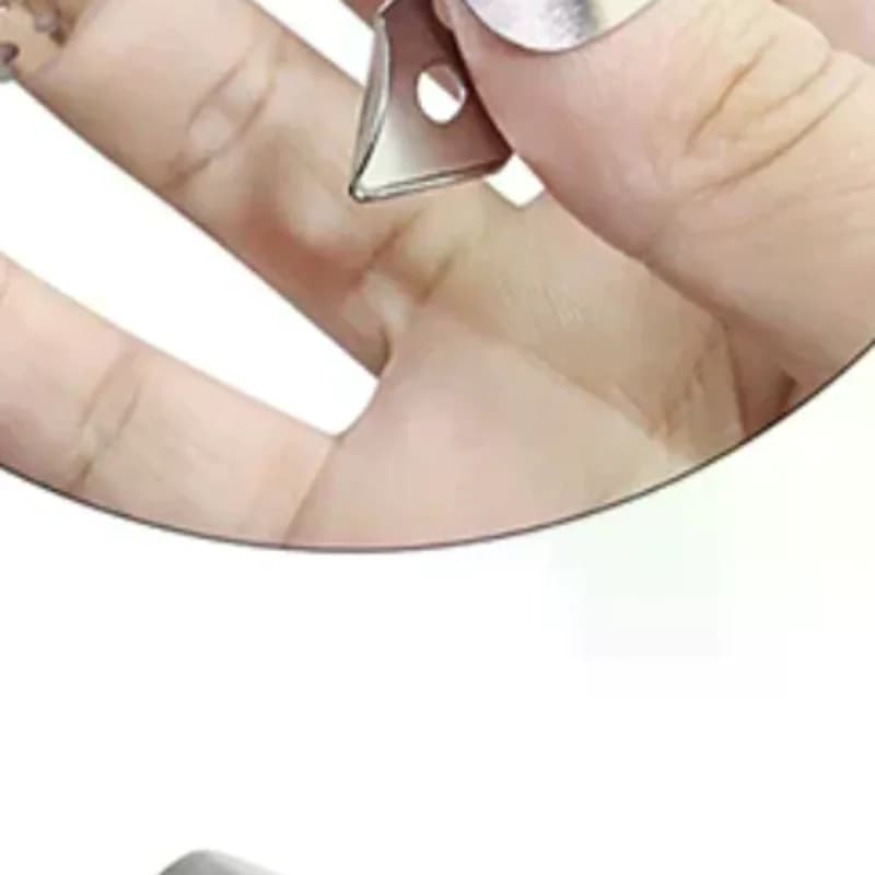 4pcs Adjustable Fingerpicks Acoustic Guitar Banjo Pick Plectrum Silver Stainless Steel guitar finger perforated paddle