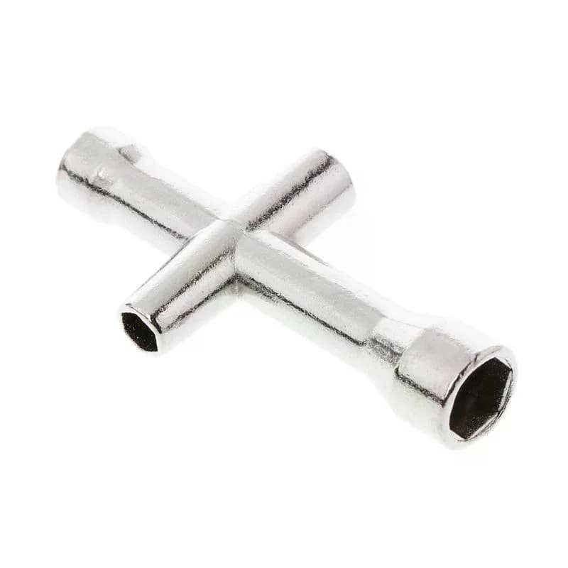 Chiave esagonale a croce 4 in 1 per ugelli stampante 3D M2 M2.5 M3 M4, per ugelli E3D V6 MK8, mini chiave inglese