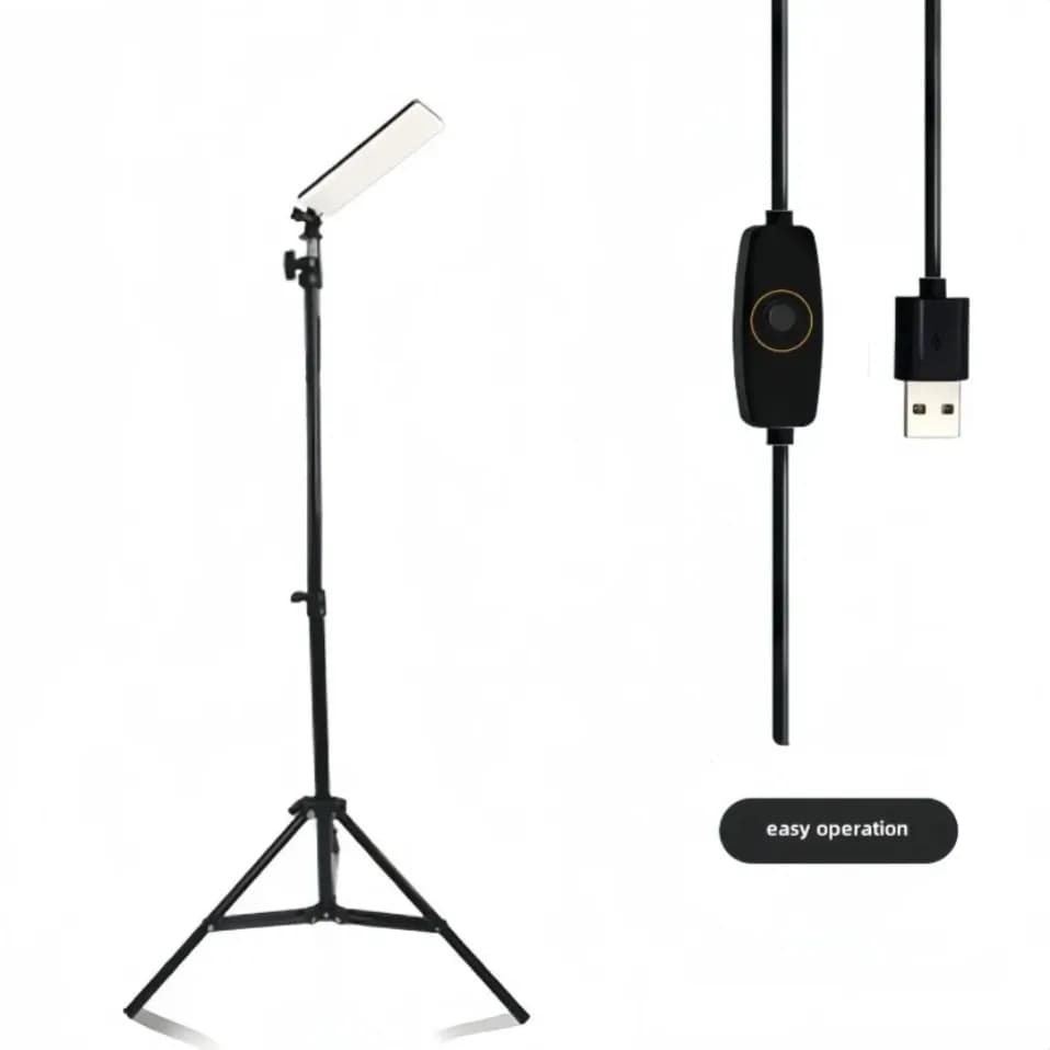 Portable Outdoors Led Work Light USB Tripod Camping Lamp Spotlight SMD Telescopic Pillar Lamps Collapsible Outdoor Picnic Light