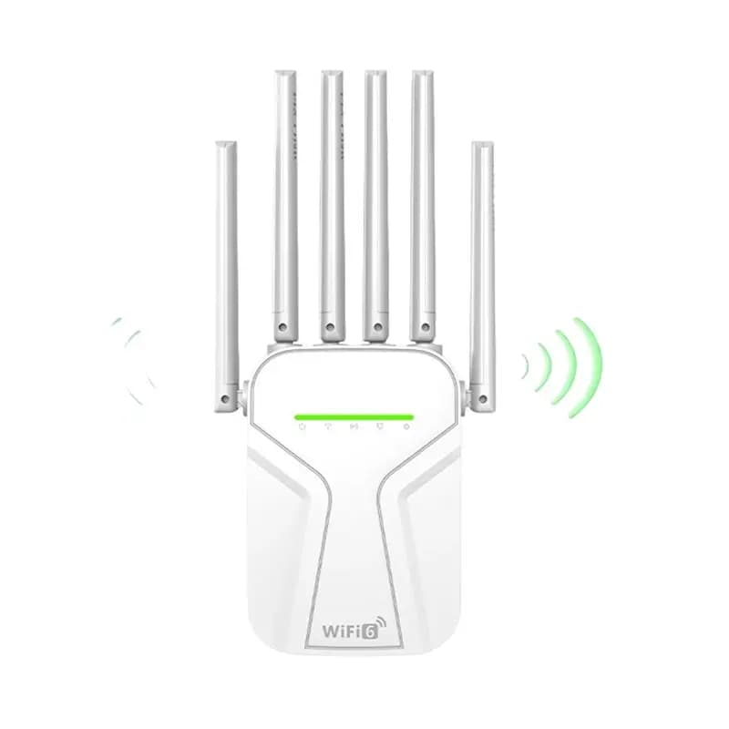 Ripetitore Wireless Wifi6 1800Mbps Dual Band 2.4Ghz 5Ghz, Amplificatore di Segnale Wifi 6, Estensore di Copertura