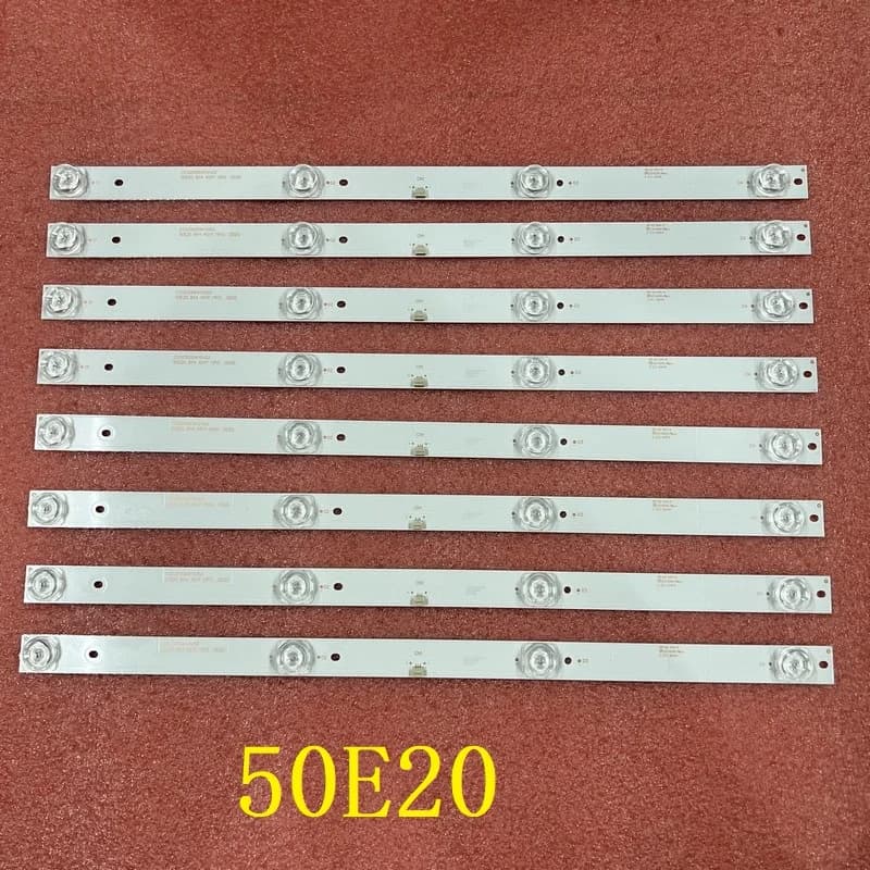 8 pz/lotto barra di Retroilluminazione A LED Per U50E9000Q TI5011DLEDDS SW-LED50U3011BS2S 50UDY151X MS-L2006 CC02500D410V02 CC02500D410V07 50E20