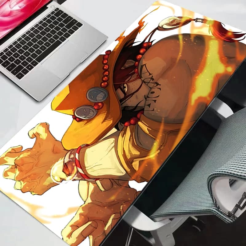 Tappetino per Mouse One Piece, Grande 900x400, per PC e Gaming, Accessori per Tastiera, Tappetino da Scrivania Anime, Durevole