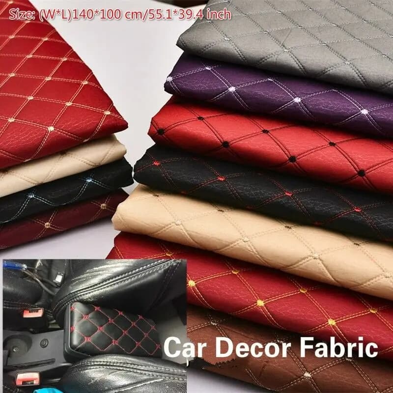 100*140 cm Scotch fabric embroidered Leather Sponge Interior Car Roof Fabric Car Seat Covers Sofa Cover Material Carpet