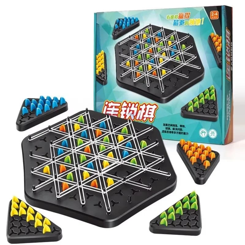 Gioco da Tavolo Interattivo con Elastici a Catena, Set da Battaglia per Bambini e Famiglie, Regalo per Feste