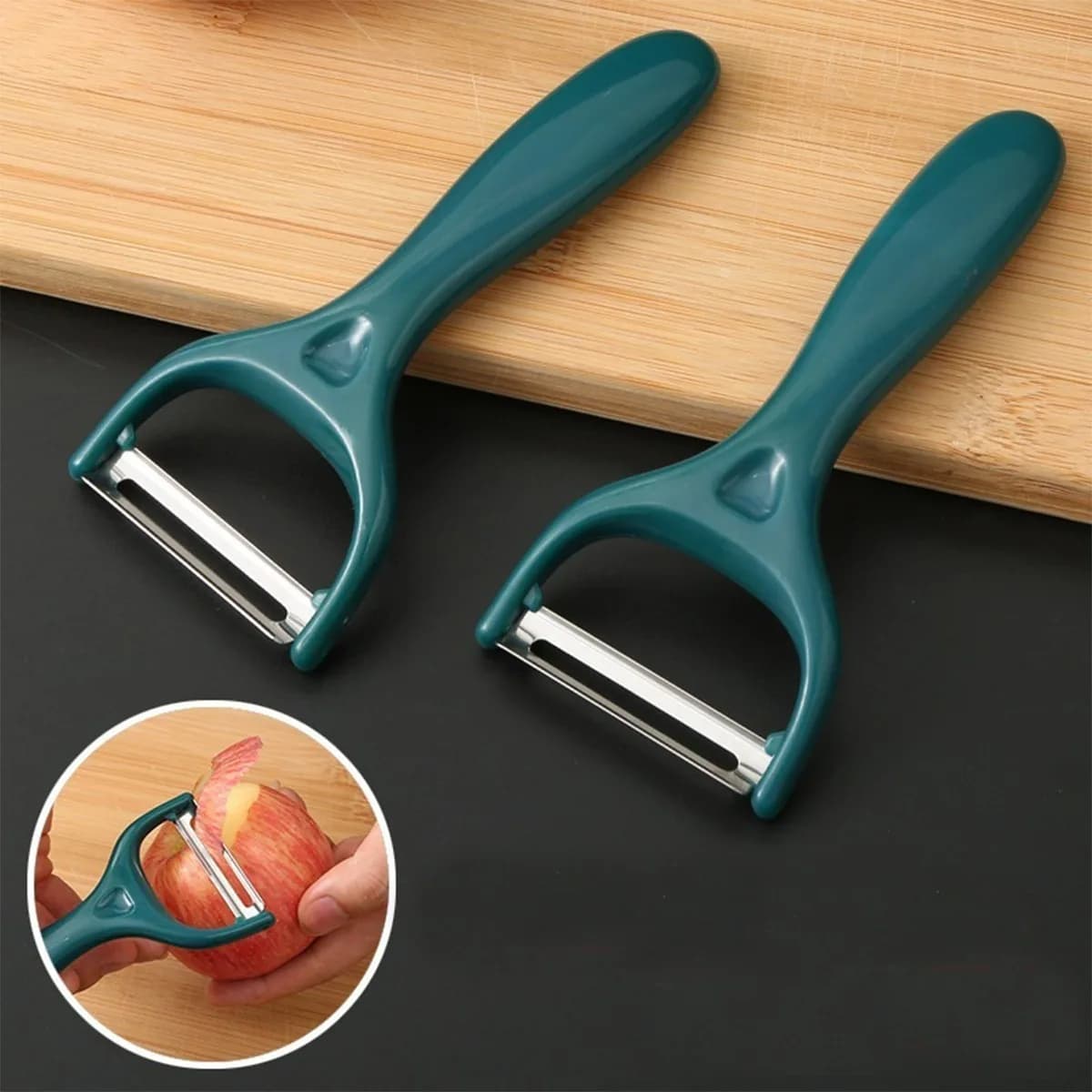 Coltello per sbucciare frutta in acciaio inossidabile, pelapatate affilato per mele, verdure e frutta, pelapatate per patate, utensili pratici e facili da usare