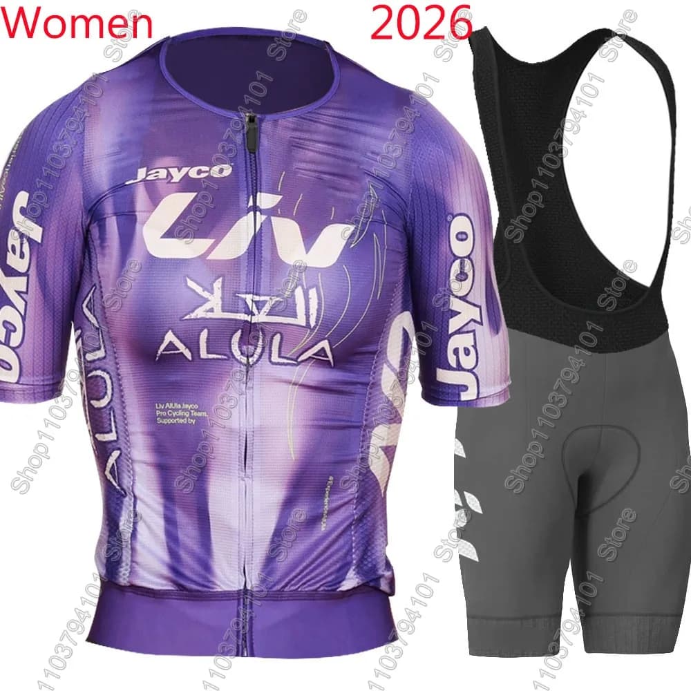 Completed by Cycling Jayco Alula 2026 by Donna Viola Australia - Sleeves Court and Shorts for Bike Racing and MTB