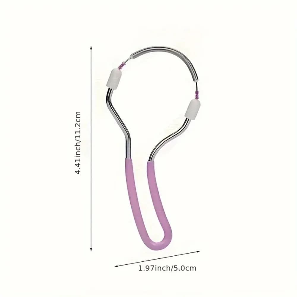Epilatore Facciale per Donne, Rimuove i Peli Indesiderabili su Labbro Superiore, Mento, Viso, Epilatore Portatile a Rullo a Molla per una Pelle Liscia