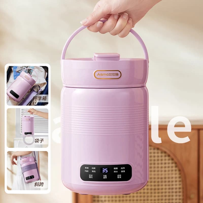 1.5L Pentola Elettrica Stufato Tazza Multicooker Hotpot Antiaderente Fornello di Riso Tazza di Riscaldamento Bollitore Portatile Padella Elettrica 220V