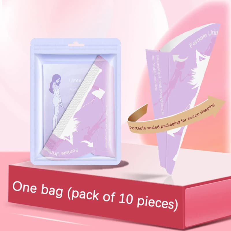 10PCS Disposable Female Urination Device Women Urinal Funnel For Pregnant Travel Camping Outdoor Portable Standing Pee Paper Cup