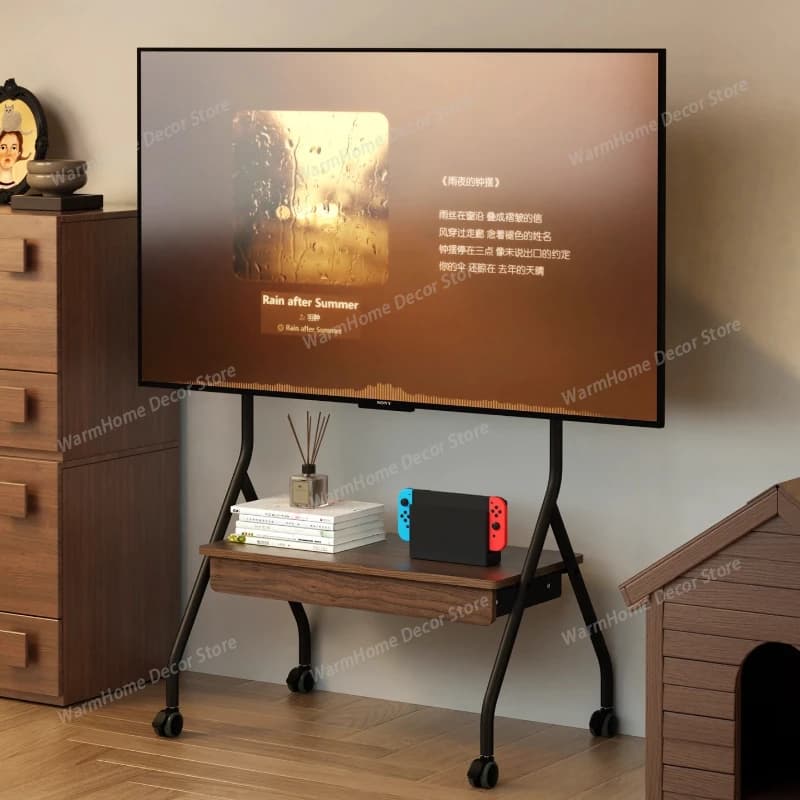 Supporti TV Multifunzionali per Soggiorno e Camera da Letto, Mobili in Metallo per Ufficio, Prateleira Para MH40DSJ