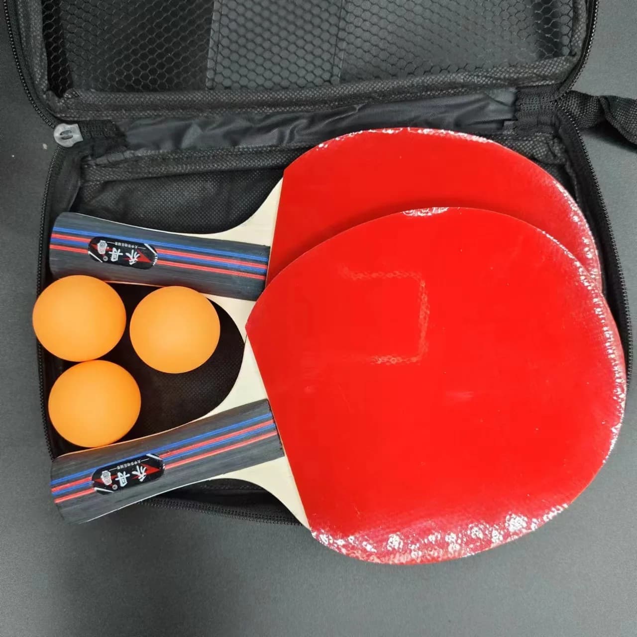 2 packs of ping pong rackets, racket cover for competitive/ leisure games and entertainment