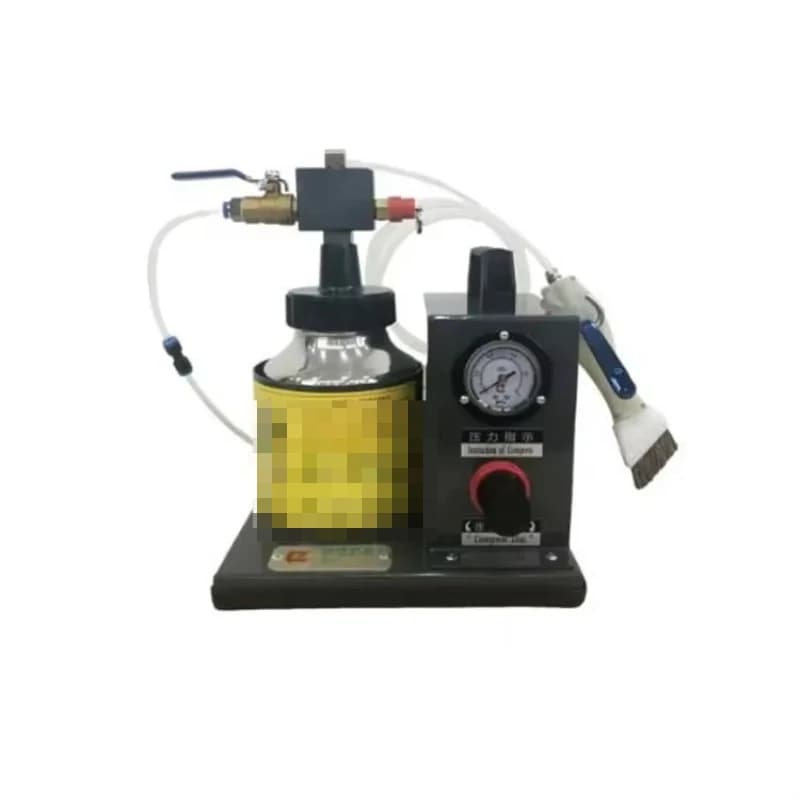 Riempitrice pneumatica per colla a doppia/singola testa Macchina per verniciatura automatica Incollatrice per spazzole in pelle per scarpe