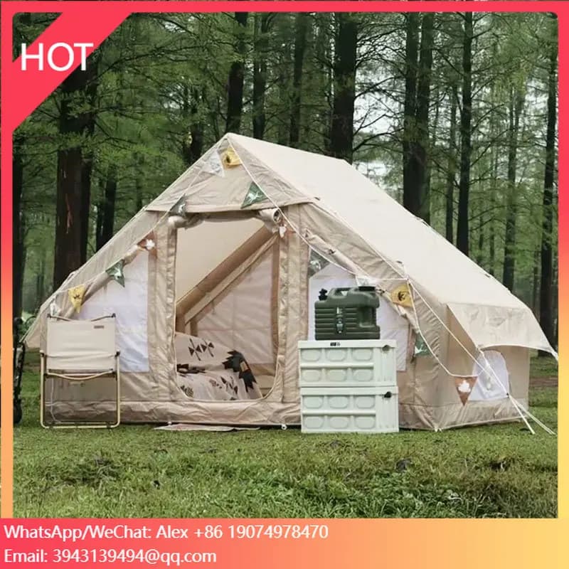 Custom Inflatable Tent for Hiking and Camping, Luxury Family Tent for Open Events