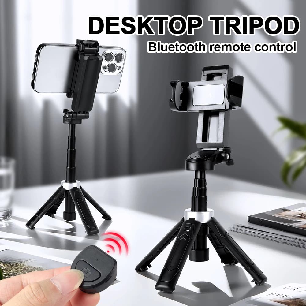 Mini selfie stick allungabile portatile Bluetooth universale per gadget selfie portatili per telefono