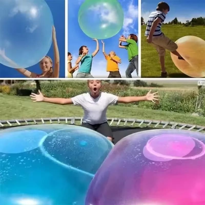 Giocattoli Gonfiabili per Bambini, Pallone a Bolle d'Acqua, Giochi con Palloncini, Divertimento per Feste e Baby Shower