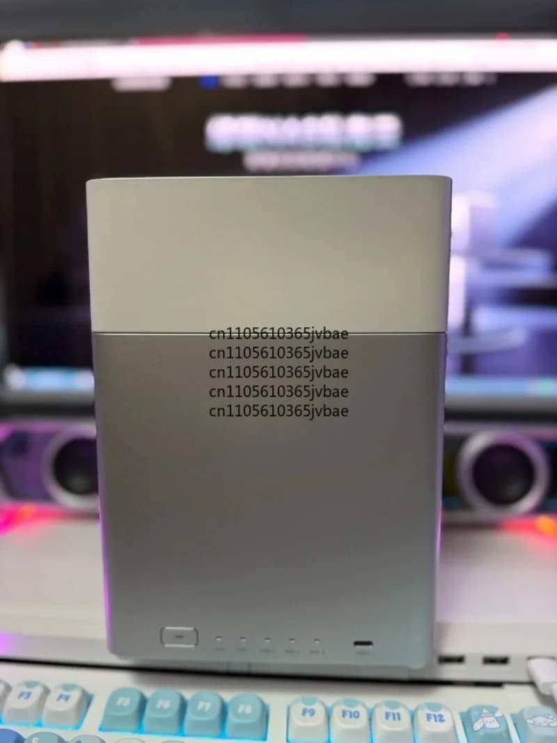 , Remote Access & Smart Photo Album Network Storage Personal 4-Bay Desktop NAS Server, 120TB Max Capacity (Diskless), 8GB RAM
