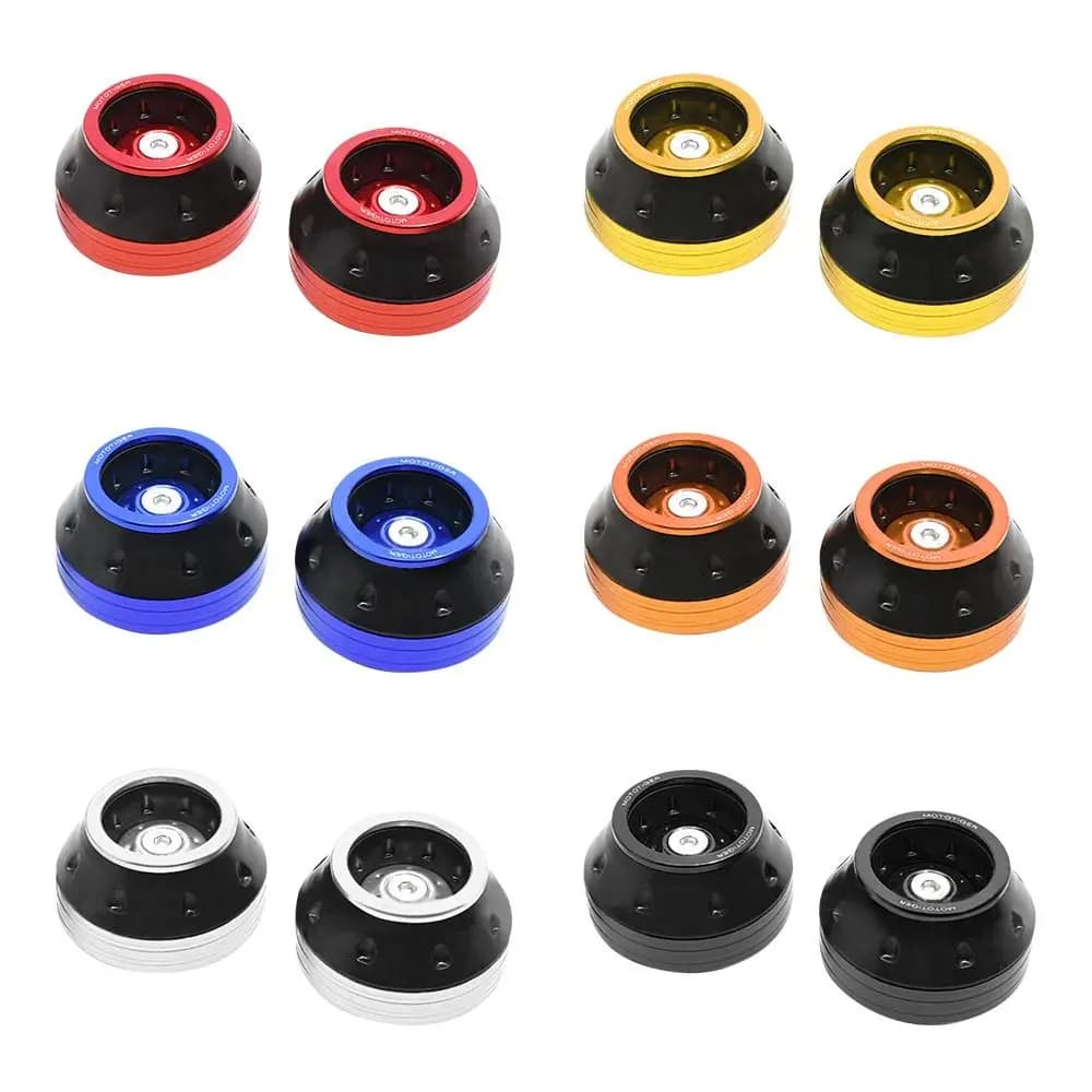 2 Pezzi Protezioni Ruote Slider Cups Antiurto per Scooter Elettrico e Moto
