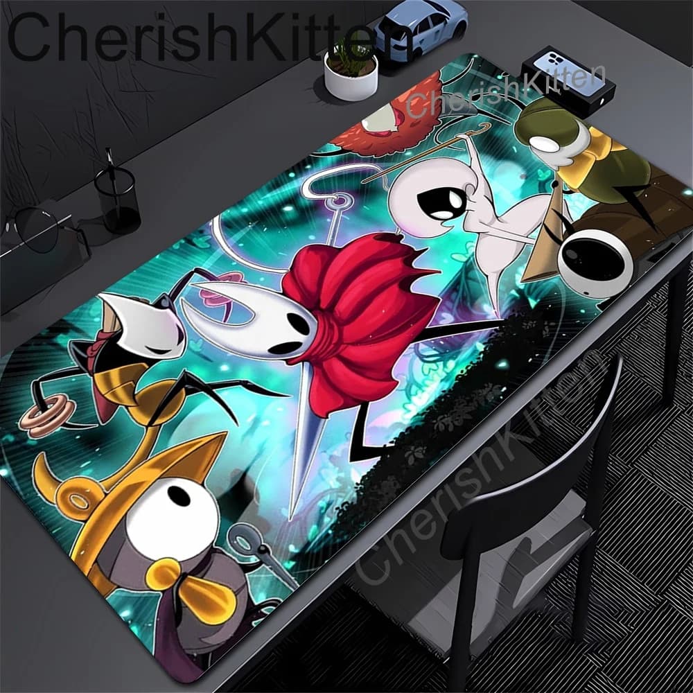 HD Printing Cool Hollow Knight Large Mouse Pad Table Mats Computer Mousepad Company Big Desk Mat XXL PC Gamer Non-slip Mousepads