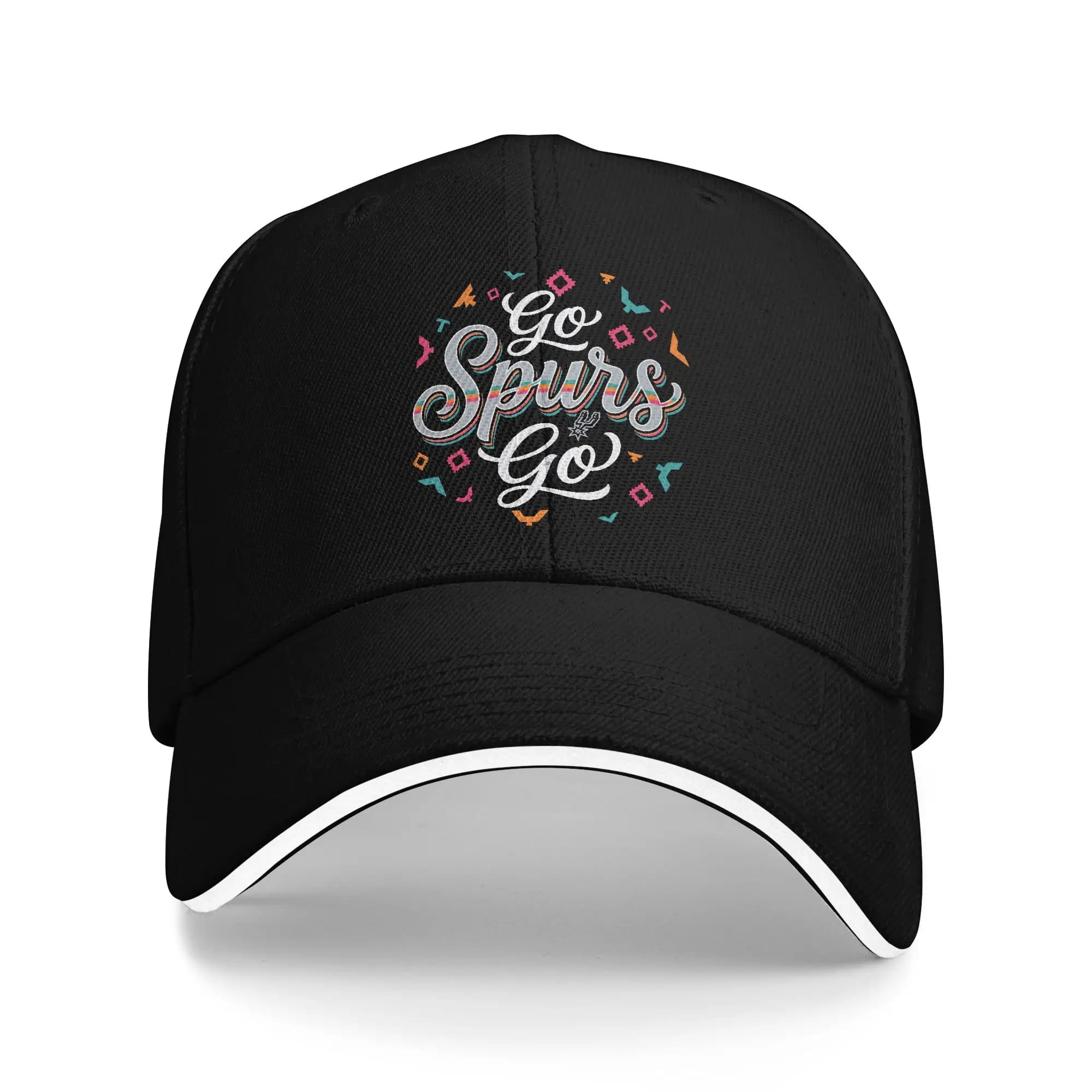 Cappello da Baseball Regolabile Go Spurs Go per la Stagione di Basket, Cappellino Parasole Primaverile da Uomo, Nuovo Cappello da Esterno 2026