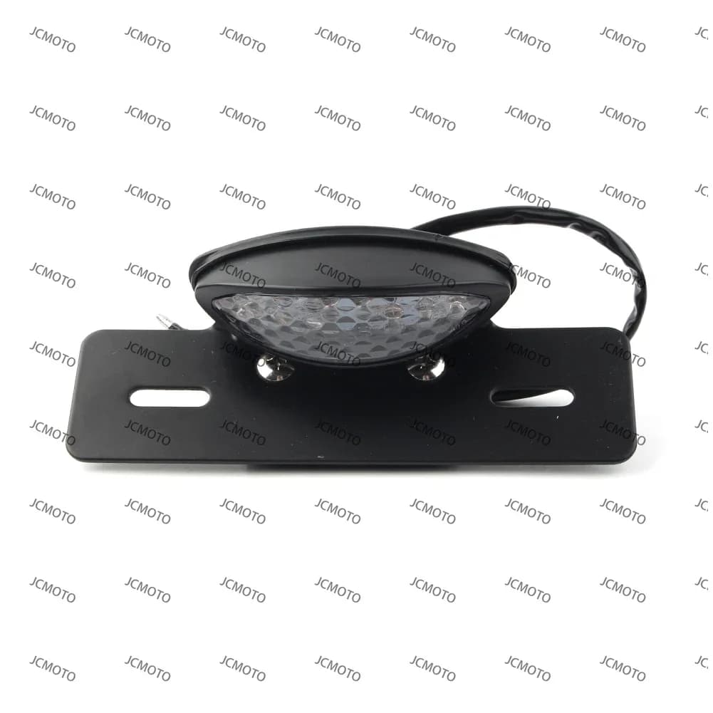 Per Kawasaki per Yamaha per Honda per Suzuki Dirt Bike/Custom Chopper Nero Moto LED Freno Fanale posteriore Supporto targa