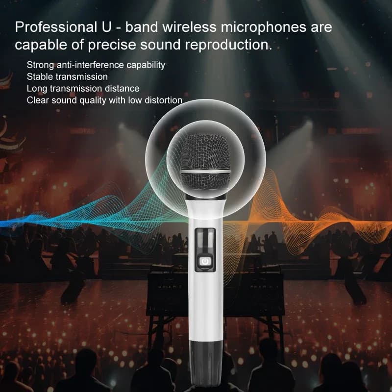 Sistema karaoke professionale all-in-one Android con touchscreen e microfono wireless