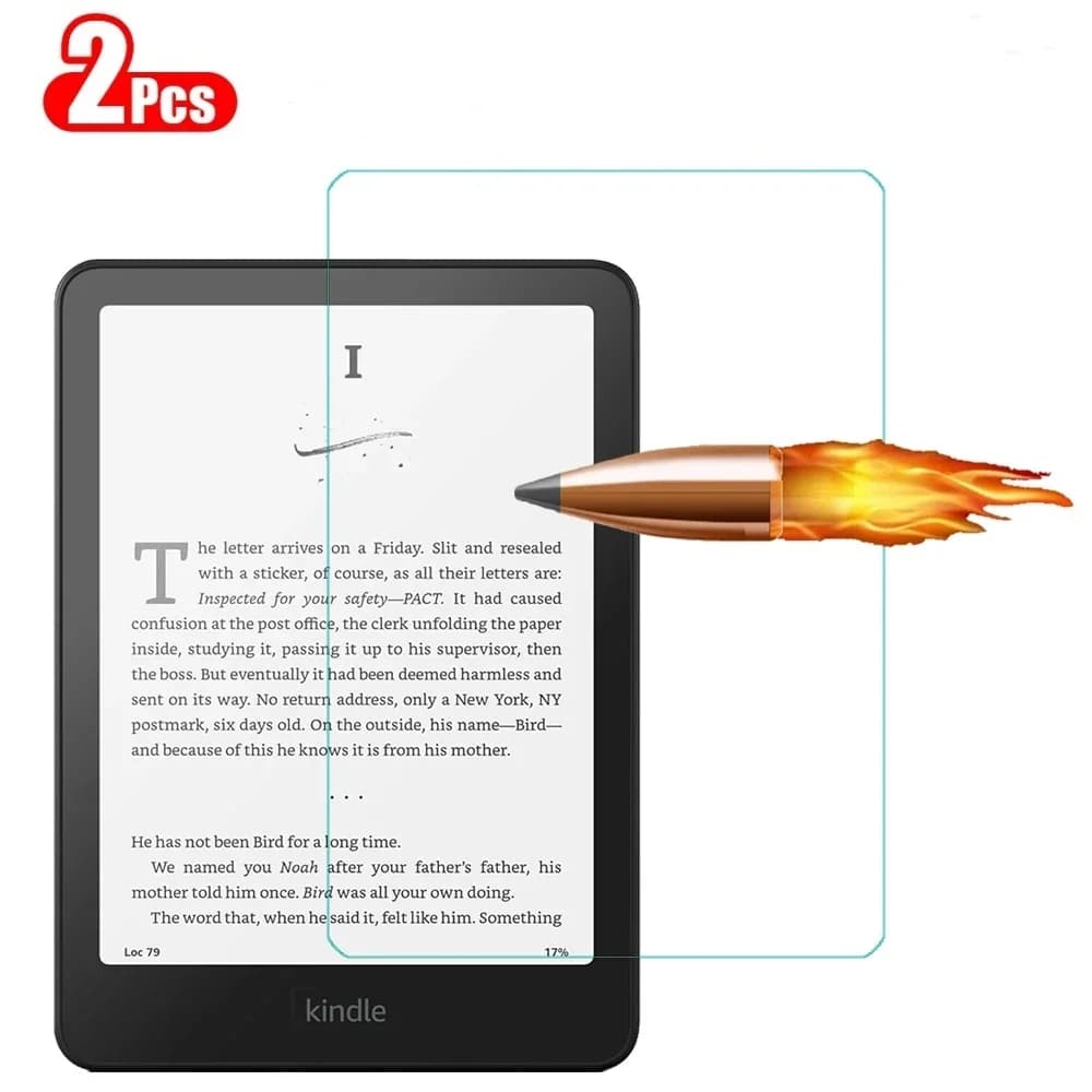 2 pezzi di vetro temperato per Kindle Paperwhite 2024 (12a generazione) SA569P SA568B per Kindle Colorsoft Signature Edition 7 ''Film