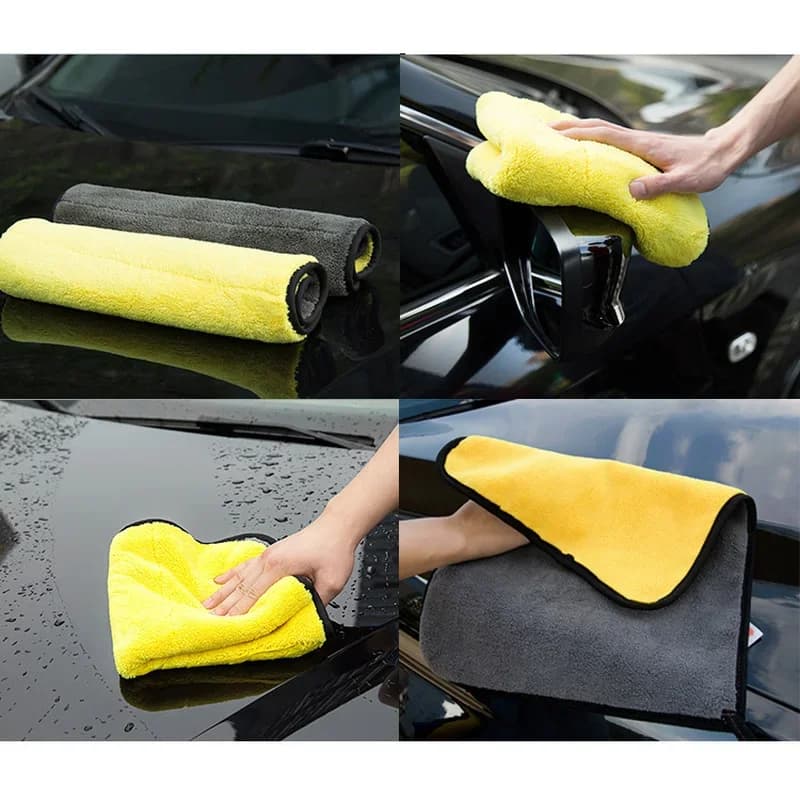 Panni in Microfibra 30x30cm per Pulizia Auto, Asciugatura e Cura, Accessori per Detailing Auto