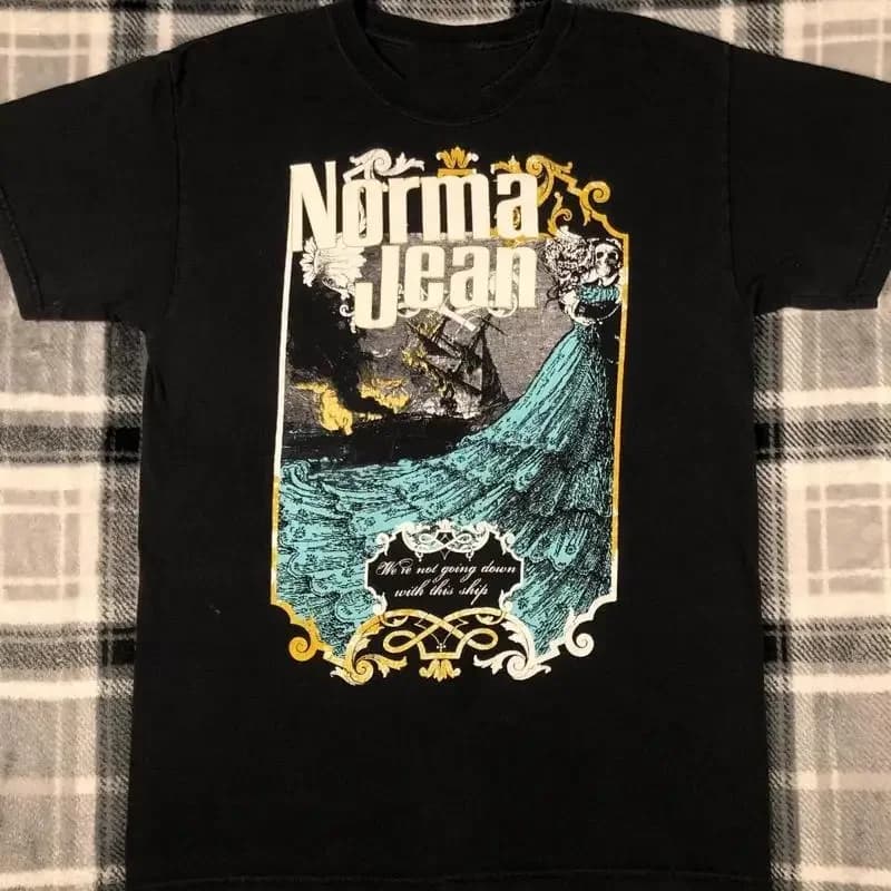 Maglietta rara del gruppo Norma Jean Tour 2005 For Fan S 5XL NI1464
