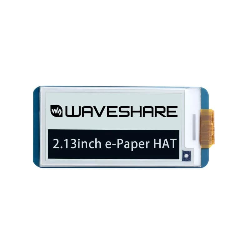 Interfaccia SPI HAT con display E-Ink da 2,13 pollici e-Paper 250x122 per Raspberry Pi 5/4/3B+/3B/Zero per Arduino