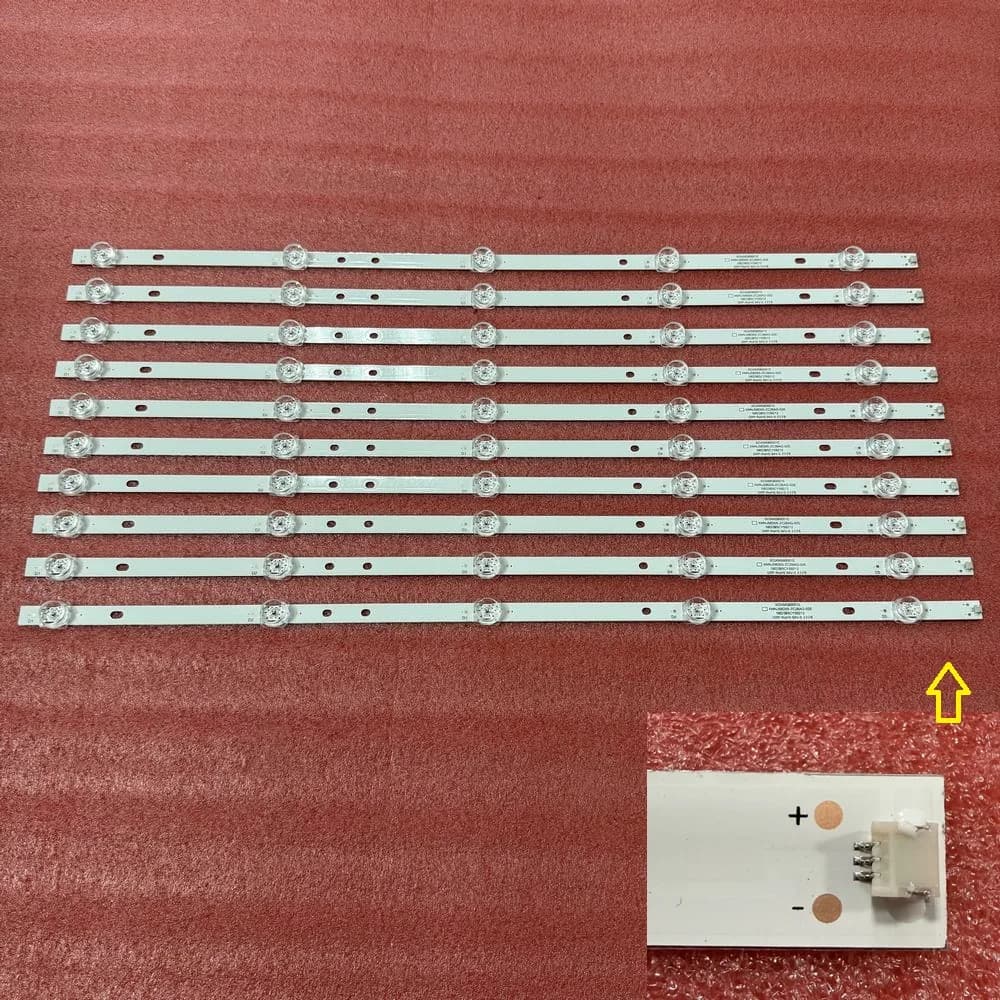 LED Backlight Strip For Polaroid PTV58174 PTV58174KILED 58D5S 58D8U LK580PU1L02 LS580PU1L03 XMNJ58D05-ZC26AG-02E 02 02D