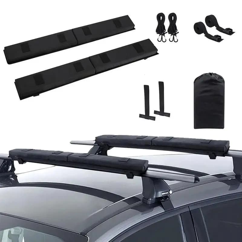 Bagagli sul tetto dell'auto Cuscinetti per portapacchi morbidi Cuscinetti per portapacchi per auto leggeri per kayak Canoa Tavola da surf Paddle Snowboard Sups Board
