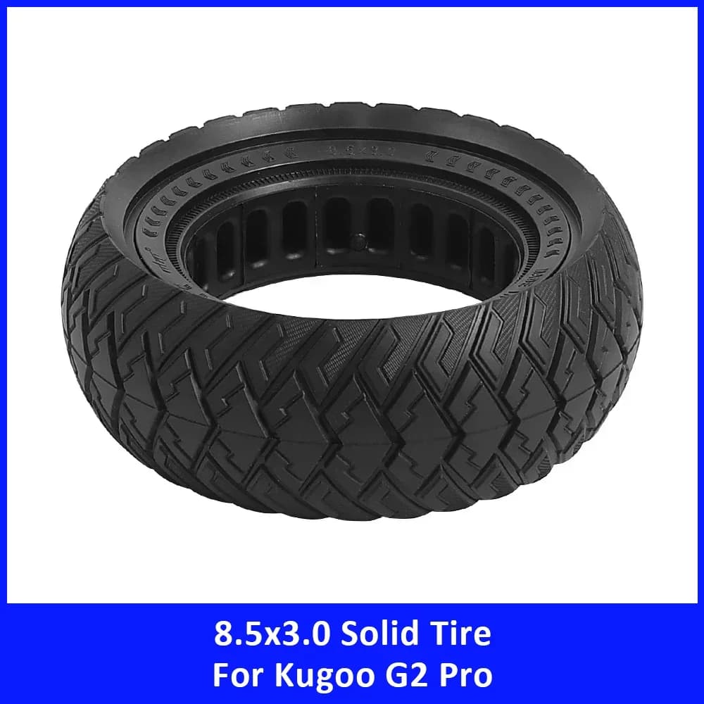 Pneumatico Solido 8 1/2X3 per VSETT 8 9 Zero 8 9 PRO Kugoo Kirin G2 Pro, Gomma Fuoristrada 8.5 Pollici 8.5x3.0, Accessori per Monopattino Elettrico