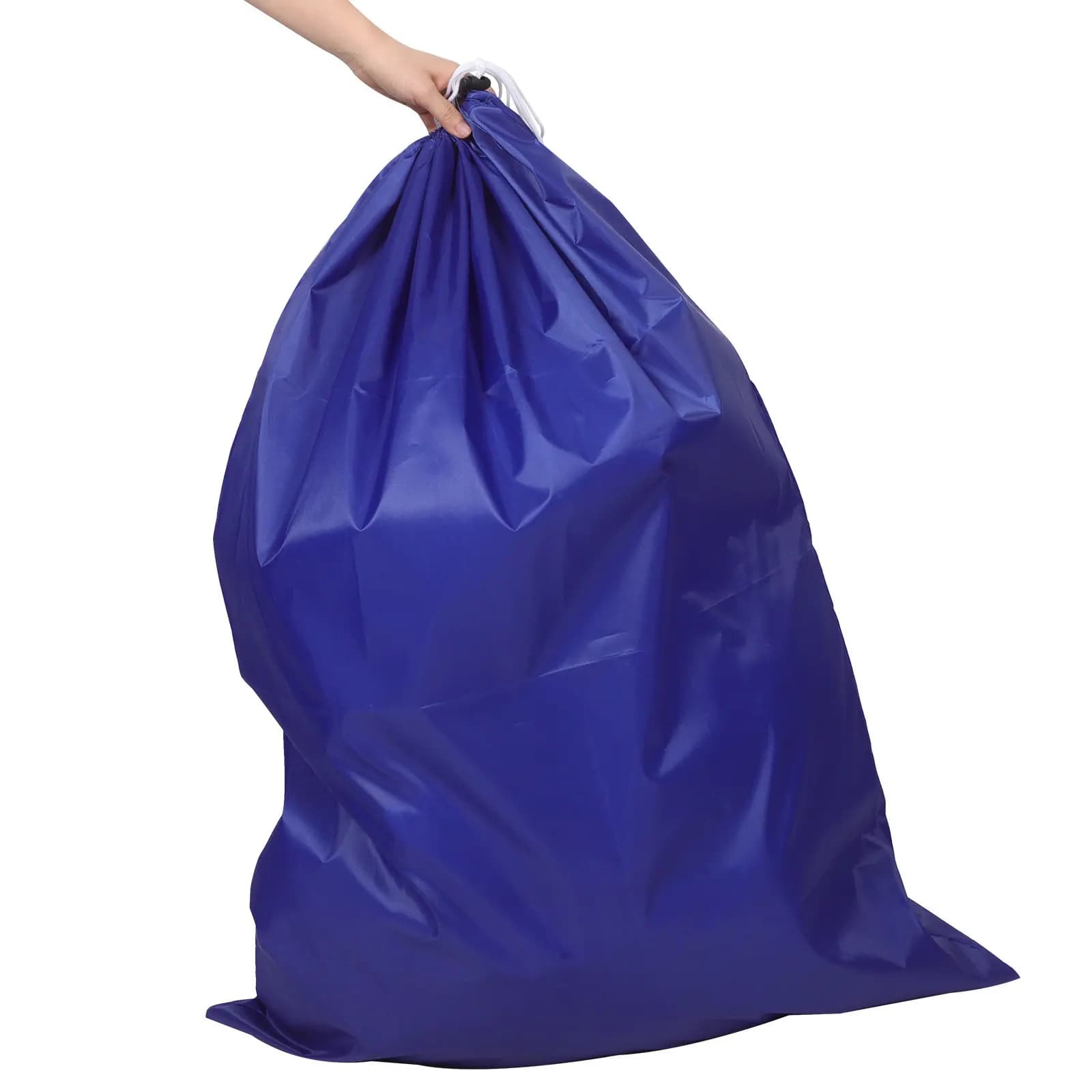 Extra Large Oxford Cloth Laundry Bag 40x30 Inch Waterproof Drawstring Closure Travel Camping Dirty Clothes Storage Sack Portable
