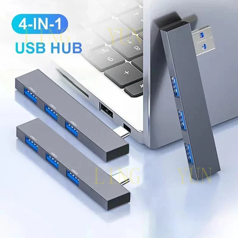 Hub USB C 3.0 Tipo C 3.1 a 4 Porte, Adattatore Multi USB OTG per Xiaomi Lenovo