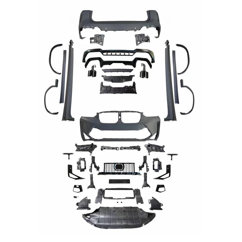 Griglia paraurti anteriore Griglia diffusore posteriore per aggiornamento X3 G01 Lci a X F97 Lci 2022-2024 Body Kit