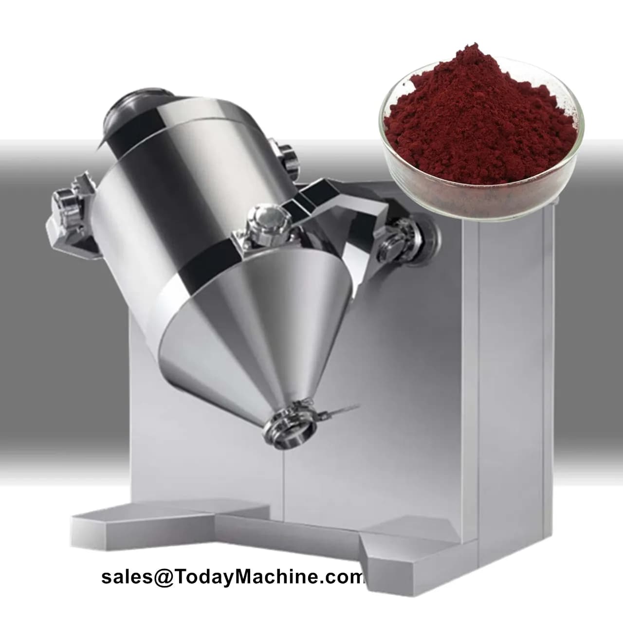Stainless Steel 3D Drum Mixer for Food Powder